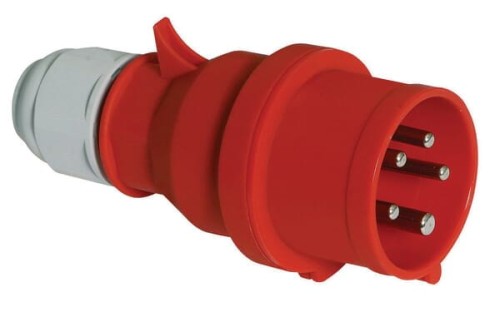 Wtyczka przenośna CEE 32A 5P 400V QC B021566 - Intertraktor