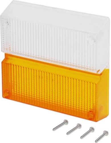 Klosz lampy, przeźroczysty/pomarańczowy, prostokątny przedni/lewy/prawy Cobo 03160200 - Intertraktor