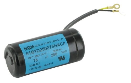 Kondensator rozruchowy silnika elektrycznego 75uF/250V EM975250V - Intertraktor