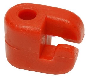 Insulator red to 10 mm 100 pcs 100206P100