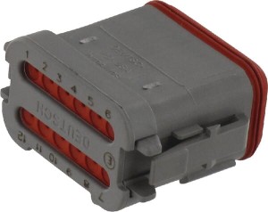 Obudowa wtyczki 12 P. żeńska DT gra DSDT0612SACE05