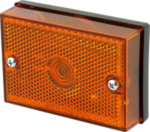 Lampa obrysowa, prostokątna, 12/24V pomarańczowa, przykręcana Waś 1400690430