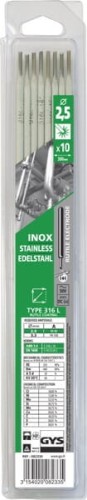 Elektroda do stali nierdzewnej 316L 2.5x300 mm (10 szt.) 082335GYS - Intertraktor