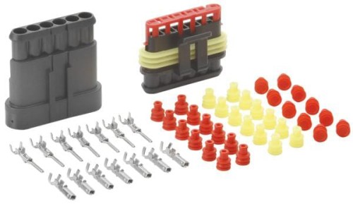 Kostka przewodu Super seal kpl. 6-biegunowa 8KW744810801 - Intertraktor