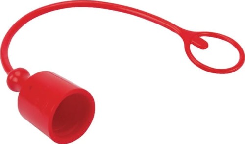 Zatyczka przeciwpyłowa PVC M red TFA34R - Intertraktor