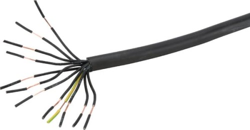 Przewód elektryczny wielożyłowy FLEX - JZ 25x0.5mm² BK Helukabel FLEXYJZ2505BK - Intertraktor