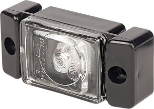 Lampa obrysowa LED, prostokątna, 12/24V przezroczysta, przykręcana Waś 1400690830