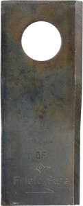 Nożyk kosiarki rotacyjnej lewy 100x40x3 mm otwór Ø 19 mm okrągły pasuje do B.C.S. 25 szt. 580290966KR