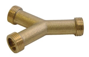 Złączka w kształcie Y gwint zew. 1/2" mosiądz Braglia 1626082