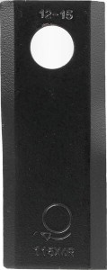 Nożyk kosiarki rotacyjnej prawy 115x45x4 mm otwór Ø 18.25 mm okrągły pasuje do Kuhn/John Deere/New Holland 25 szt. 55906100KR