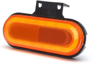 Lampa obrysowa LED, prostokątna, 12/24V z przewodem Kramp LA30154
