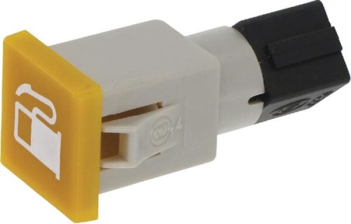 Kontrolka kwadratowa, 12/24V żółta przykręcana 22.5x22.5 mm Cobo 09468000 - Intertraktor