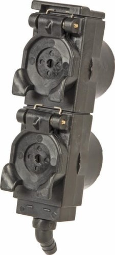 Pokrywa z ociekaczem oleju, podwójna, rozstaw 61 mm 45° TARV26145GR - Intertraktor