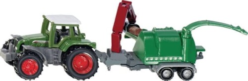 Ciągnik Fendt z sieczkarnią do drewna S01675 - Intertraktor