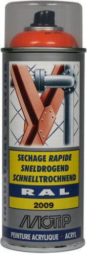 Lakier akrylowy w sprayu, RAL 2009 pomarańczowy 400 ml 07082 - Intertraktor