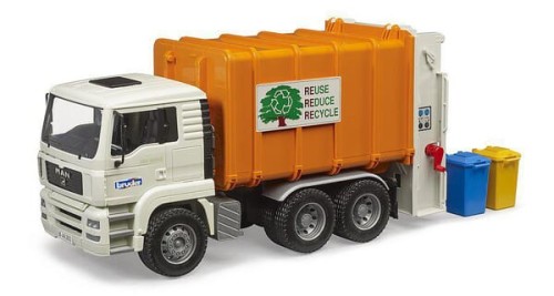 Ciężarówka MAN TGA śmieciarka ładowana od tyłu U02772 - Intertraktor