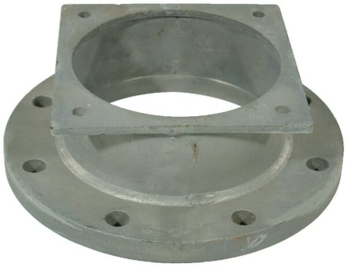 Adapter z kołnierzem czworokątnym i znormalizowanym ocynk, 8"-8" 8303300Z - Intertraktor