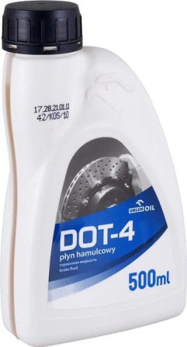 Płyn do układów hydraulicznych DOT-4 Orlen, 0,5 l 1074720205 - Intertraktor