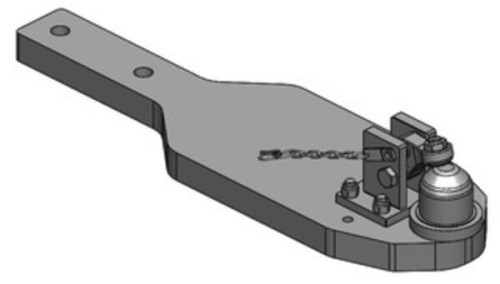 Płyta nośna zaczepu K80 009602911A34 - Intertraktor