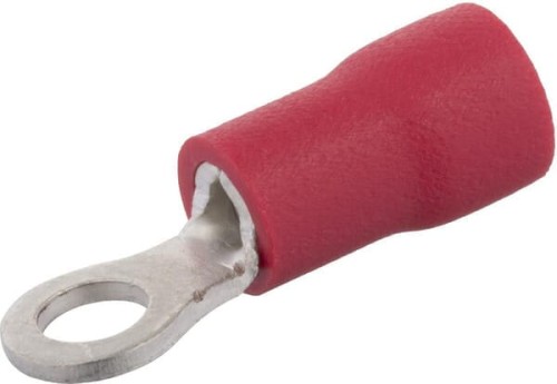 Końcówka przewodu oczkowa, czerwona, 0.5-1.5mm² Ø 3.2 mm 50 szt. Vapormatic VLC2451 - Intertraktor