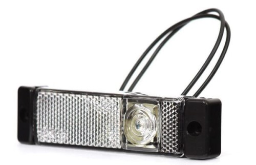 Lampa obrysowa LED, prostokątna, 12/24V z przewodem Kramp LA30142 - Intertraktor