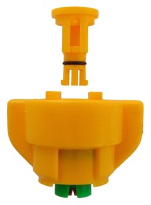Rozpylacz eżektorowy TD 60° 02 żółty/zielony ceramiczny Agrotop TD6002