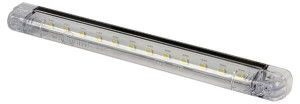 Lampa obrysowa LED, prostokątna, 12/24V przezroczysta, przykręcana Waś 1400300560