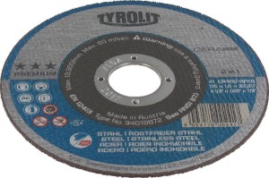 Tarcza do cięcia Cerabond Premium Tyrolit, 115 x 1.0 mm 34241344