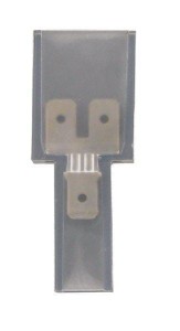 Złącze przewodu izolowane 1/2/1-styk. 6.3x0.8 LA9340KR