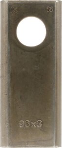 Nożyk kosiarki rotacyjnej lewy/prawy 96x40x3 mm otwór Ø 19 mm okrągły pasuje do Taarup 25 szt. KT4186400001
