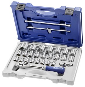 Socket set 1/2" 28 pcs. E032939