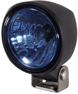 Lampa robocza halogenowa 65W okrągła, niebieska, przykręcana 83x87x111 mm Hella 1G0996176671
