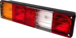 Lampa tylna zespolona, prawa, 12/24V pomarańczowa/biała/czerwona Promot 1400680610