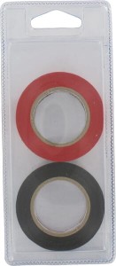 Taśma izolacyjna Kramp Blister, czerwona + czarna 15 mm x 10 m (2 x ) KREM20404405P002