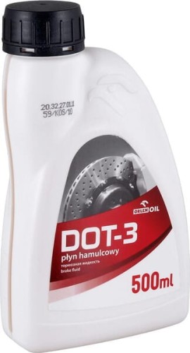 Płyn do układów hydraulicznych DOT-3 Orlen, 0,5 l 1074720105 - Intertraktor