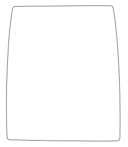 Szyba przednia D10258