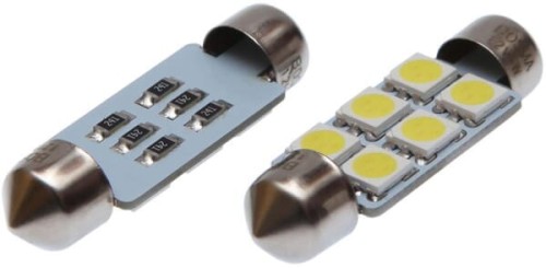 Żarówka LED, 24V SV8.5, biała, 10x41 OFF-ROAD 2 szt. GL249466000P02 - Intertraktor
