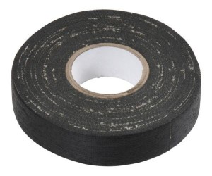 Taśma samoprzylepna lniana, czarna 19 mm x 10 m EM2040LT1910