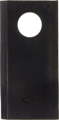Nożyk kosiarki rotacyjnej prawy 96x48x4 mm otwór Ø 19 mm okrągły pasuje do Deutz Fahr VF16503464 - Intertraktor