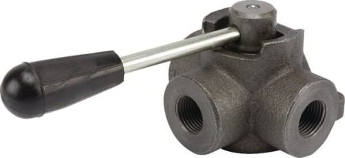 Rozdzielacz obrotowy 3-drożny, typ A 1/2 BSP DH103A - Intertraktor