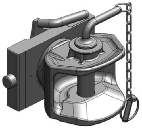 Zaczep W200 S30 uchwyt K1 (Ø 31.5 mm) 03201502A02 - Intertraktor