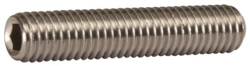 Wkręt dociskowy DIN916 M12x25 mm ze stali nierdzwenej A2 Kramp 9161225RVS - Intertraktor