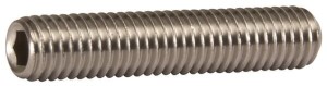 Wkręt dociskowy DIN916 M3x3 mm ze stali nierdzwenej A2 Kramp 91633RVS