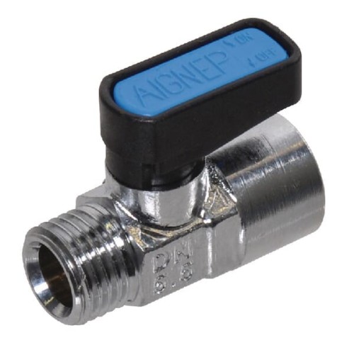 Zawór kulowy Mini gwint wew./gwint zew., 1/4" 249098 - Intertraktor