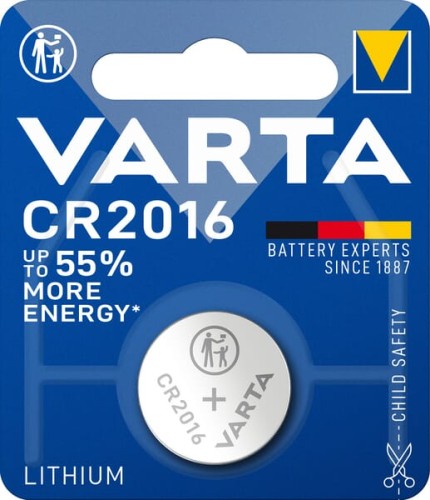 Bateria litowa guzikowa CR 2016 3V Varta VT6016 - Intertraktor