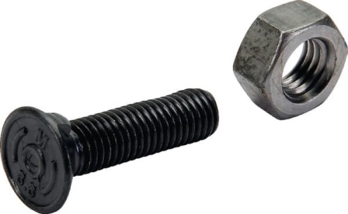 Śruba płużna 2-noskowa DIN11014 M10x40 mm kl. 8.8 z nakrętką 10402N - Intertraktor