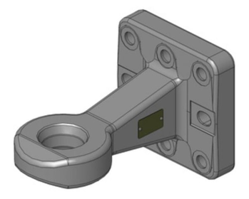 Zaczep oczkowy Ø 62 mm 145x145 Challenger 00654110A02 - Intertraktor