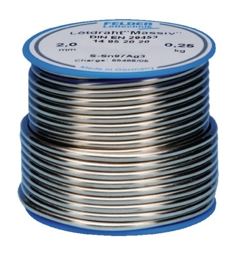 Lut miękki S-Sn97Ag3 2 mm Felder, 100 g WP14952010 - Intertraktor