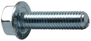 Śruba z łbem 6-kt. kołnierzowym z moletem DIN6921 M10x25 mm ocynk kl. 8.8 Kramp 6921T1025