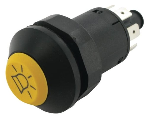 Przełącznik przyciskowy, lampy błyskowej, okrągły, żółty 11175240PN - Intertraktor